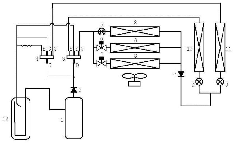 组合空调热回收原理（空调热回收系统图）